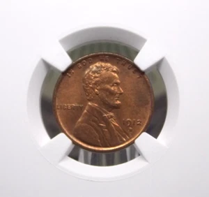 1912 "D" Lincoln WHEAT Cent 1c NGC MS64 RB #007 Red Brown BU Uncirculated ECC&C - Picture 1 of 5