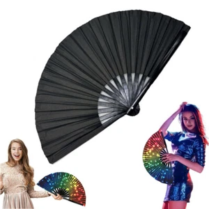 Line Dance Popping Fan, 2025 New Hand Clack Fans Performances Foldable Fans - Picture 1 of 11