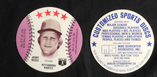 1977 MSA RARE var Customized sport card / disc Jerry Reuss Pittsburgh Pirates