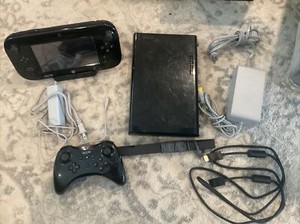 Nintendo Wii U Console W/ Accessories 32 Gb, Cables, Controller, Touch Pad