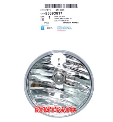 Luz antiniebla izquierda y derecha genuina OEM para Chevrolet 2016 2017+ Spark P/N 95393617 Foto 1 de 3