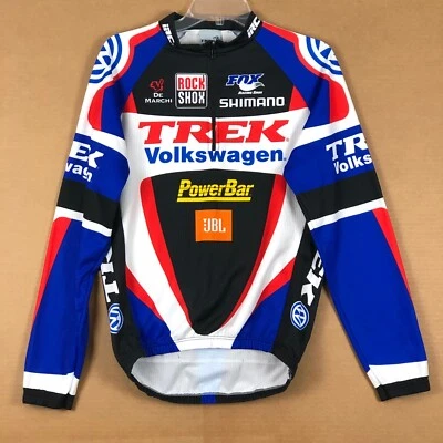 Camiseta deportiva de ciclismo Trek vintage para hombre L Rock Shox Volkswagen Fox 1/4 cremallera Italia Foto 1 de 4