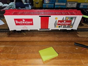 MTH O GUAGE BUDWEISER BOX CAR, EXCELLENT CONDITION - REDUCED PRICE! - Picture 1 of 9