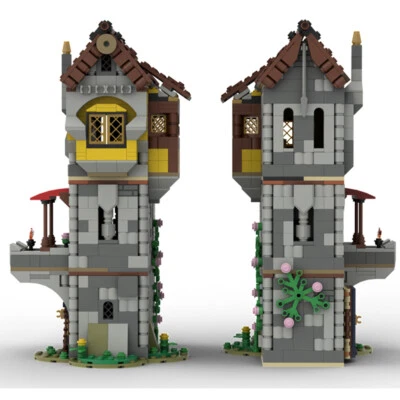 MOC-156479 Medieval House with Detailed Interior Modular Building 969 Pieces - Image 1 of 3