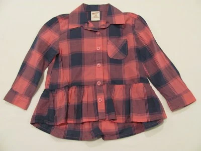 NUEVO CON ETIQUETAS 12 MESES CAMISA/TÚNICA AARIZONA JEAN CO. BEBÉ NIÑA FANDANGO ROSA L/S Foto 1 de 4