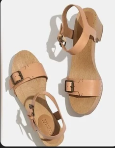 MADEWELL SIZE 7 The Akiva Buckle Clog Sandal Am228 - Picture 1 of 7