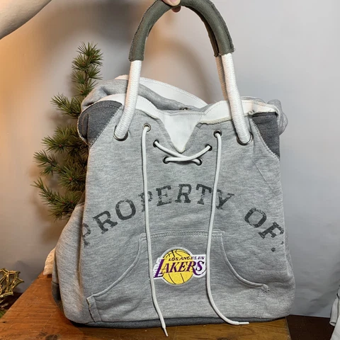 Property of the LA Lakers NBA Basketball PROFANITY Purse Tote Sheatshirt Style Cover