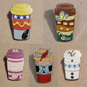 CHOOSE YOUR PIN - Disney Parks 2021 Trading Pins Character Coffee Cup Tumblers - Picture 1 of 11