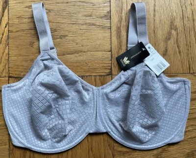 38H - WACOAL  Visual Effects Minimizer Bra, Raindrop, New - Image 1 of 4