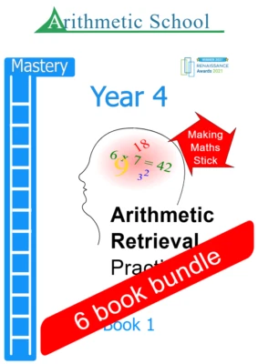 Year 4 Arithmetic Workbook Bundle - books 1 to 6 _ for White Rose Maths Mastery