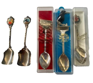 Victoria Australia Collectable Souvenir Spoons, Mixed lot x6 EPNS & Silver Plate - Bild 1 von 12