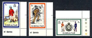GIBRALTAR QE II 1972 Bicentenario de Ingenieros Reales Set SG 297 a SG 299 MNH - Imagen 1 de 2