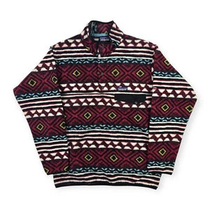 Vellón Patagonia Synchilla Snap-T patrón loco mediano para hombre - Imagen 1 de 8