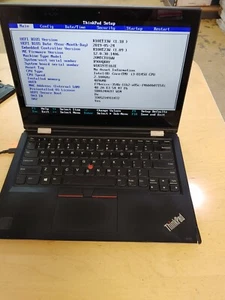 Lenovo ThinkPad L390 Yoga 2-in-1 Core i3-8145U@2.10GHz, 4GB RAM , FOR PART - Picture 1 of 16