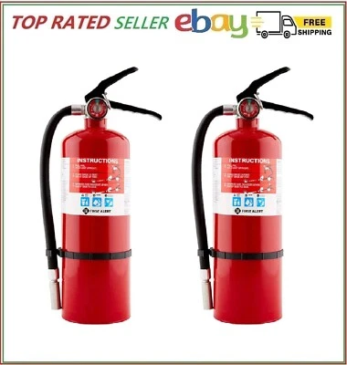 Fire Extinguisher 5 lb. 2-Pack , Home, Rechargeable, 2-A:10-B:C, First Alert NEW