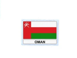 Patch toppe toppa stampato termoadesiva bandiera OM oman - Imagen 1 de 1