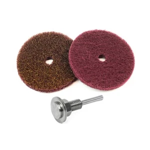 Drill Cleaning Wheel Kit 180 400 Grit | Scotch Pad Polishing Buffing Abrasive - Picture 1 of 2