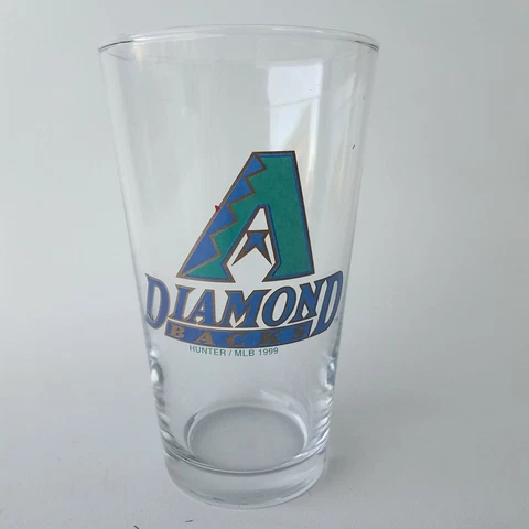 Diamondbacks Tumbler Pint Beer Glass MLB 1999 Cover