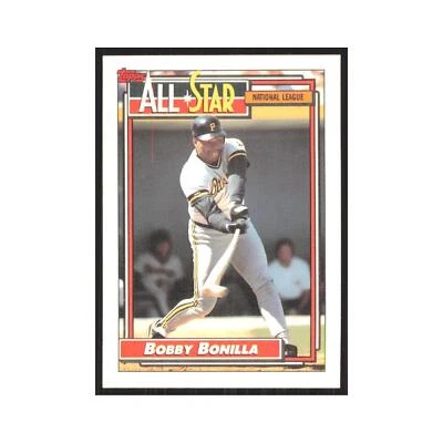 1992 Topps Bobby Bonilla Pirates #392 - Image 1 of 3