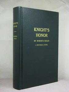 1st, signed by author, Knight's Honor by Roberta Gellis(1964) leather binding - Bild 1 von 8