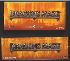 MTG Magic the Gathering DRAGONS MAZE BOOSTER BOX & FAT PACK NEU SEALED - Bild 1 von 2