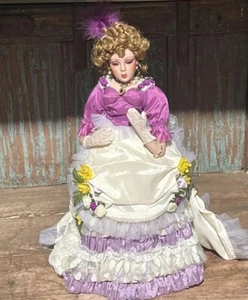 RARE Paradise Galleries Women of the West Coll. ROSE 17" Porcelain Musical Doll - Picture 1 of 13