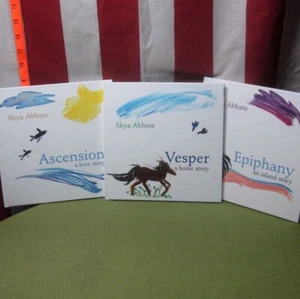 SKYA ABBATE three 3 book lot Ascension first edition Epiphany 2015 Vesper Horse - Picture 1 of 5