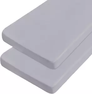 Cot Sheets 31" X 75", 2 Pack Cot Size Sheet Fitted with Narrow Twin/Camp Bunk/Rv - Picture 1 of 12