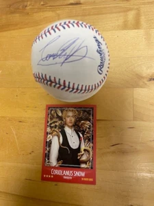 Tom Blyth Hunger Games Coriolanus Autographed Rawlings MLB All Star Baseball - Picture 1 of 1