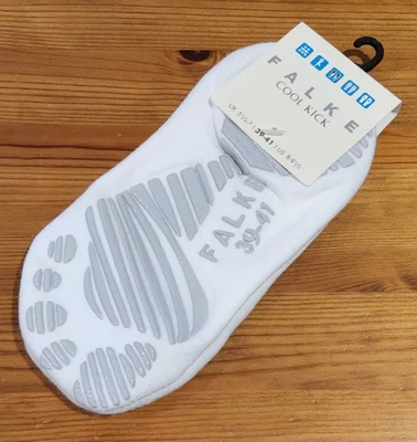 FALKE Cool Kick Non Slip White Trainer Socks UK Size 5.5 - 7.5 - Image 1 of 4