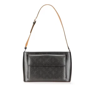 LOUIS VUITTON Monogram mat Alston One Shoulder Bag M55122 Women 【Used】 - Picture 1 of 10