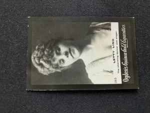 1901 Ogden's Guinea Gold Card # 195 Letty Lind (VG/EX) - Picture 1 of 3