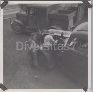 Foto, Vermessungs-Abteilung 607, Lkw Pickup, 1940  D/93 - Bild 1 von 2