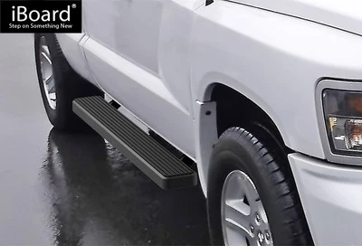 Pranchas de corrida APS 5 polegadas preto fosco ajuste 05-11 Dodge Dakota Club Cab - Imagem 1 de 4