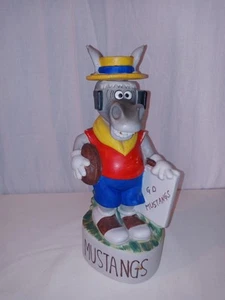 SMU Mustangs Southern Methodist SWC Vintage 1972 McCormick Distilling Decanter - Picture 1 of 10