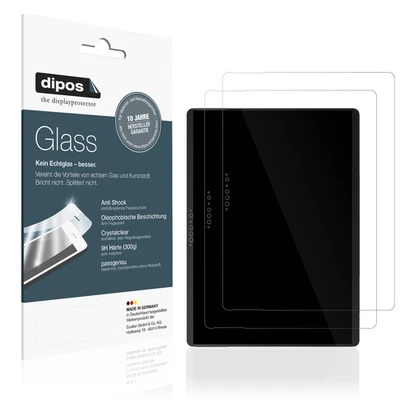 2x Schutzfolie für Microsoft Surface Pro 12 - Anti-Shock 9H Folie dipos Glass - Bild 1 von 4