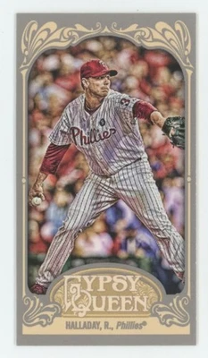 Roy Halladay 2012 Topps Gypsy Queen Straight Cut Mini #10 Philadelphia Phillies - Image 1 of 3