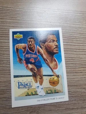 1992-93 Upper Deck Basketball Joe Dumars Team Checklist Detroit Pistons #53 - Image 1 of 4