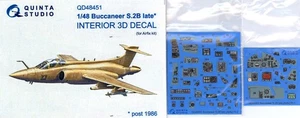 Quinta Studios 1/48 BUCCANEER S.2B LATE 3D PRINTED & COLOUR INTERIOR SET - Bild 1 von 6