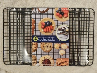 Estante de enfriamiento antiadherente MIU para productos horneados, paquete de 2 - Nuevo en paquete Foto 1 de 2