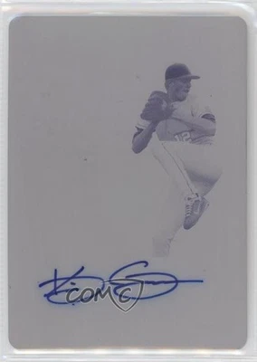 2012 Leaf Ultimate Draft Day Printing Plate Magenta 1/1 Kevin Gausman Auto - Image 1 of 2