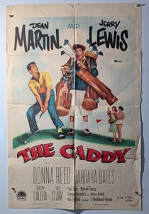Dean Martin Jerry Lewis "THE CADDY" 1953 ORIGINAL Vintage 1ª Película Póster - Imagen 1 de 1