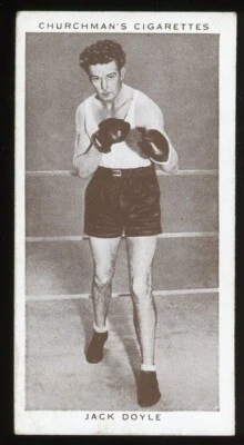 1938 W.A. & A.C. Churchman Boxing Personalities Boxing #13 Jack Doyle EX *d5 - Image 1 of 2