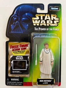 Star Wars Power of the Force MON MOTHMA Action Figure w/Freeze Frame Slide - Picture 1 of 2