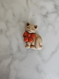 Magnete Gatto Fiocco Rosso Thun Calamita Thun - Imagen 1 de 4