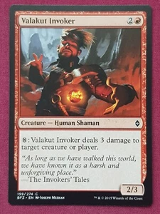 Magic The Gathering BATTLE FOR ZENDIKAR VALAKUT INVOKER red card MTG - Picture 1 of 2