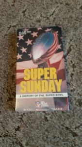Super Sunday History Of The Super Bowl VHS - Picture 1 of 2
