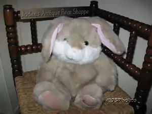 Harrods Knightsbridge UK Brown Easter Bunny Rabbit Plush 16 inch - Picture 1 of 6