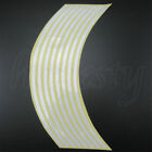 18" Colorful Motorcycle Car Wheel Rim Tape Decal Stripes Stickers Reflective
