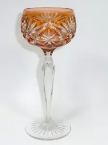 Vidrio cristalino romano alrededor de 1900 con burbuja de aire pinchada marrón - Imagen 1 de 10